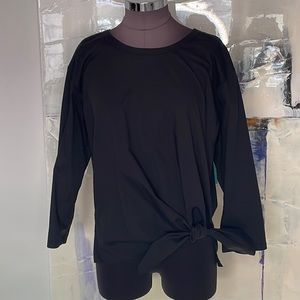 3/4 Sleeve Cotton Poplin Relaxed Fit blouse